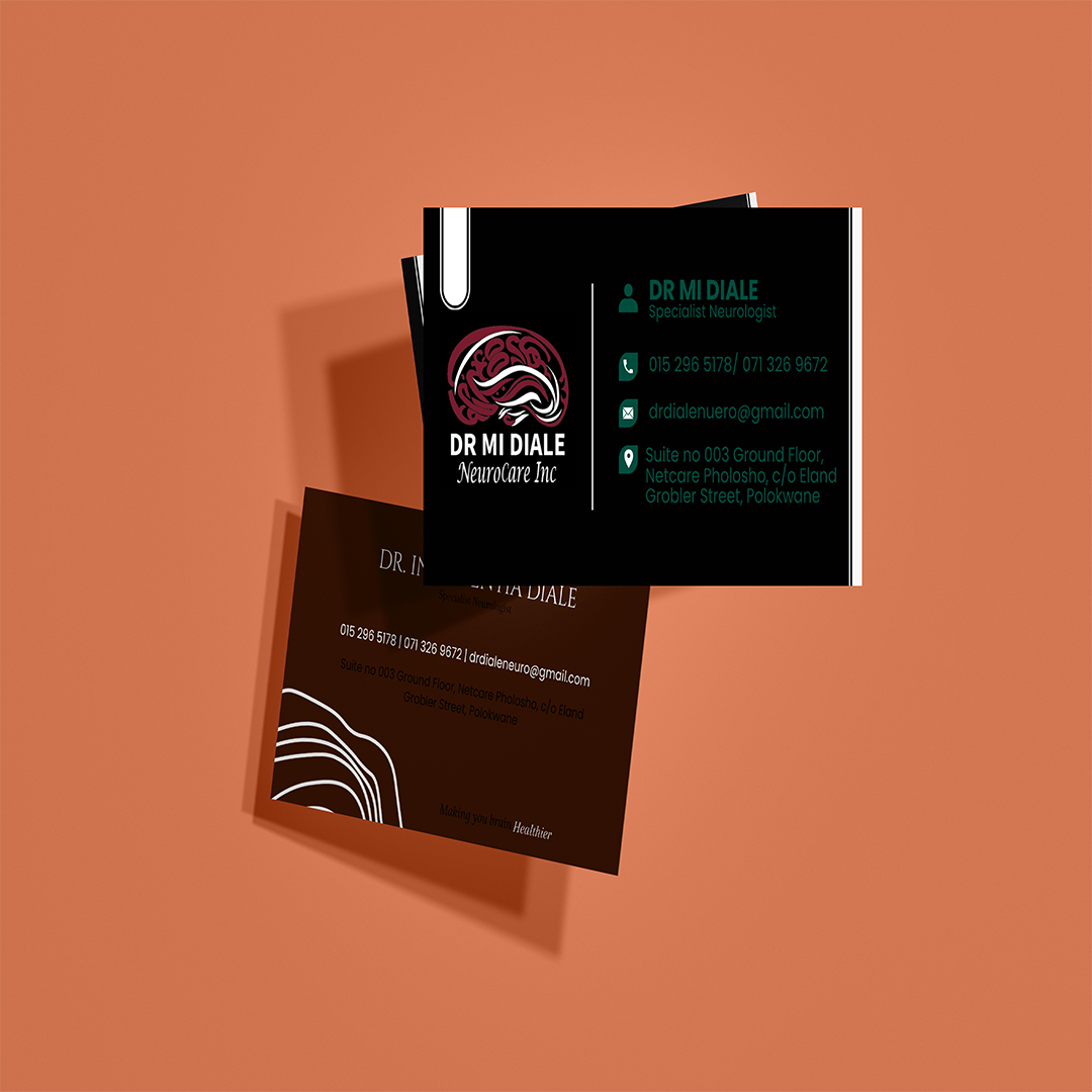 Creative card branding concept